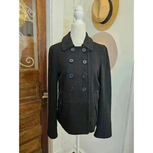 Gap '09 Women's Size M Black Wool Peacoat